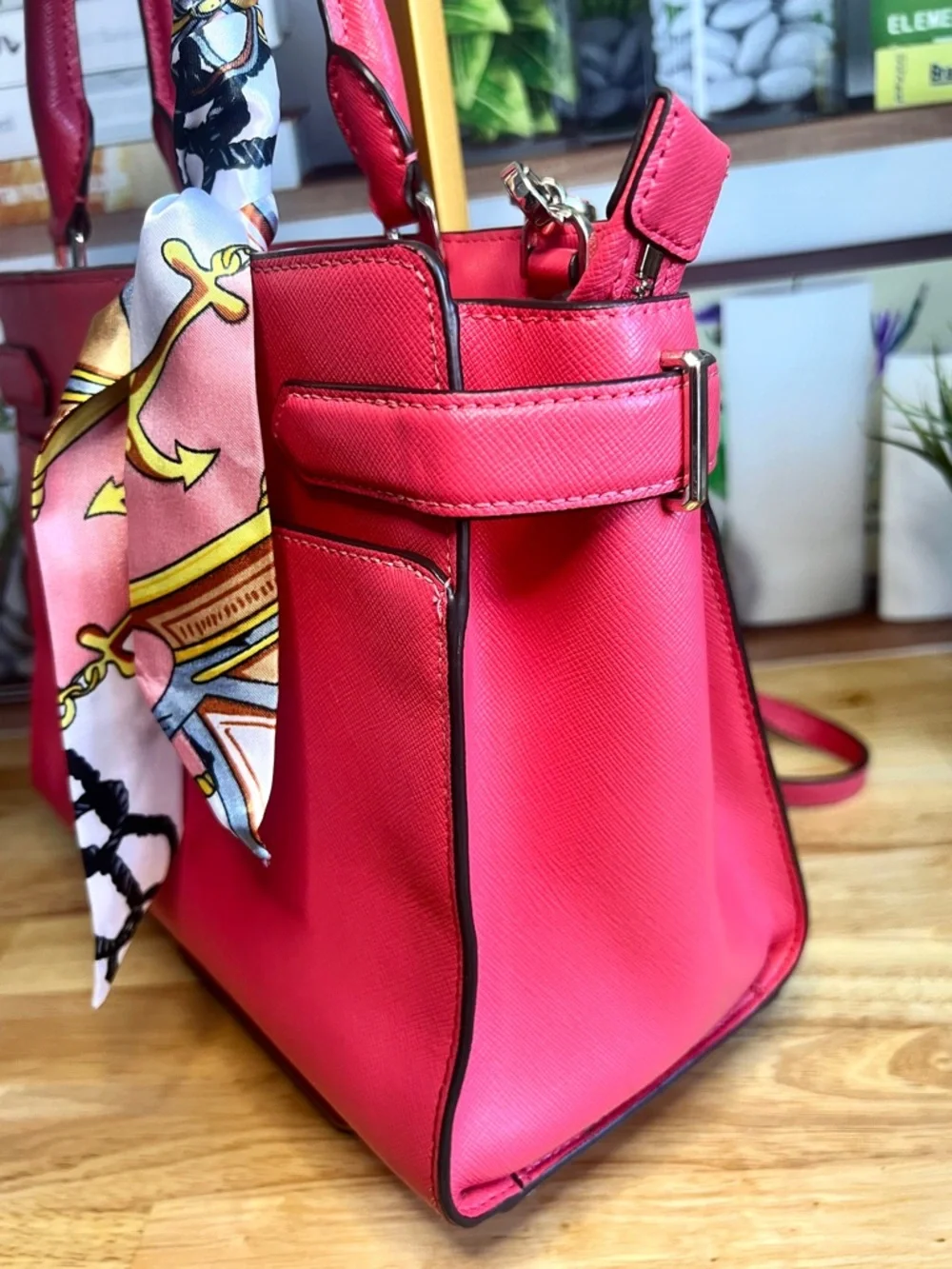 Kate Spade Medium Staci Satchel in Watermelon Gelato Crossbody - Picture 6 of 11